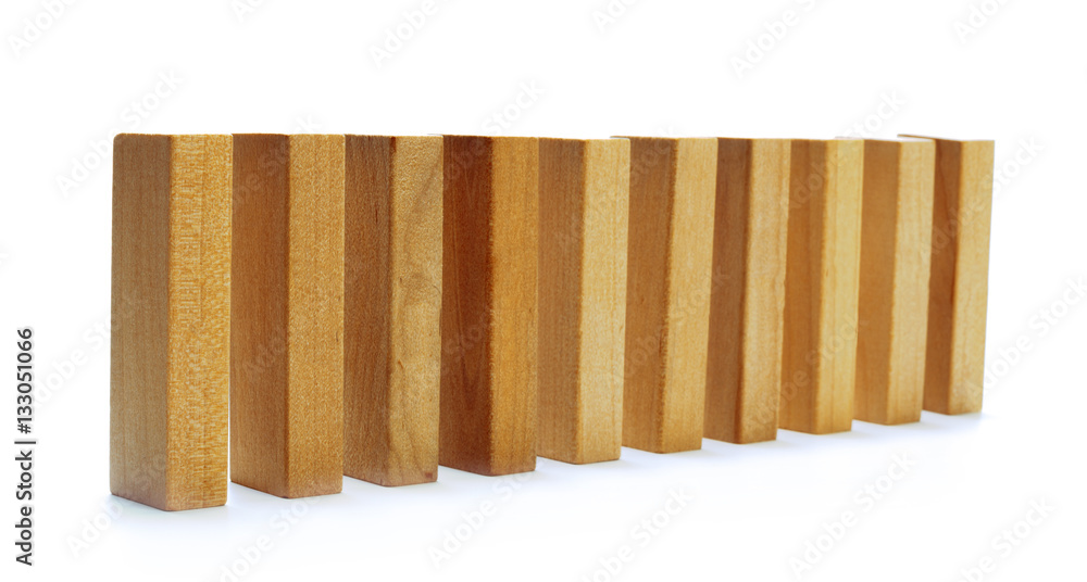 wooden blocks on white background wooden blocks on white background
