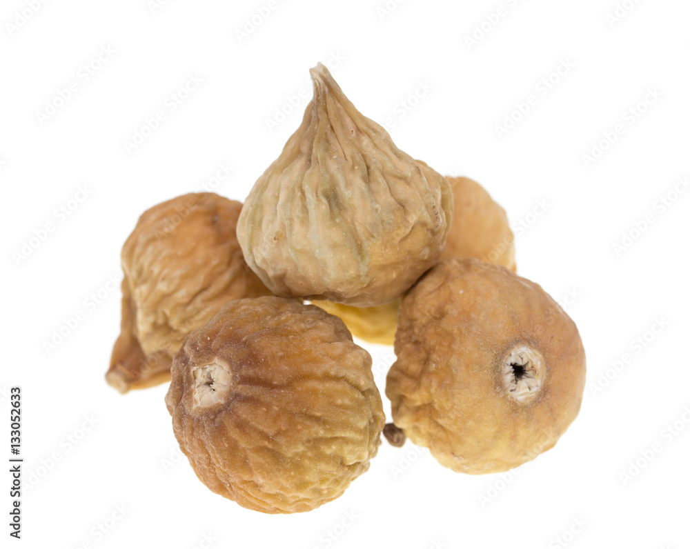 dry figs on white background dry figs on white background