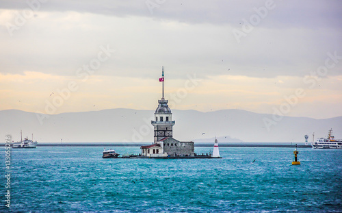 Photography Maiden's Tower (Kiz Kulesi). Istanbul, Turkey