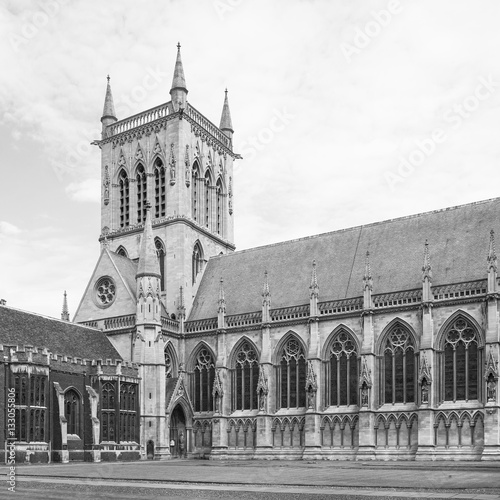 St Johns College Chapel in Cambridge University. United Kingdom
