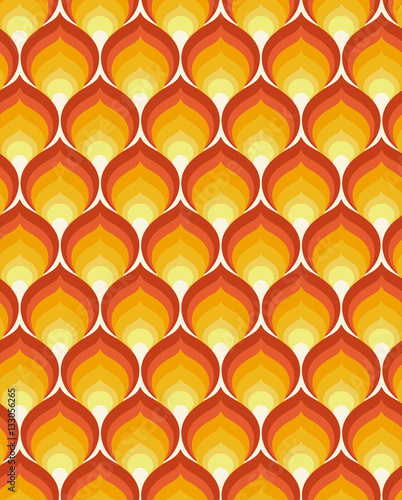 seamless retro pattern