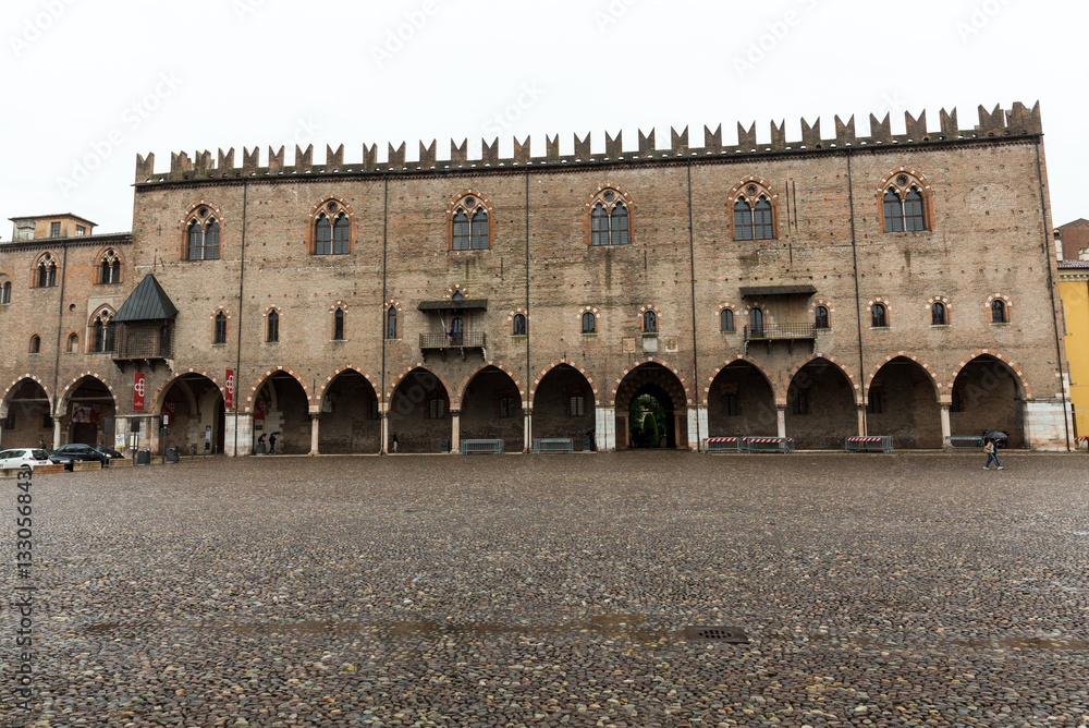 The Palazzo Ducale, famous residence of the Gonzaga family. Mantua, Italy