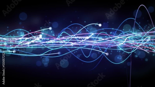 Wavy Streaks Background