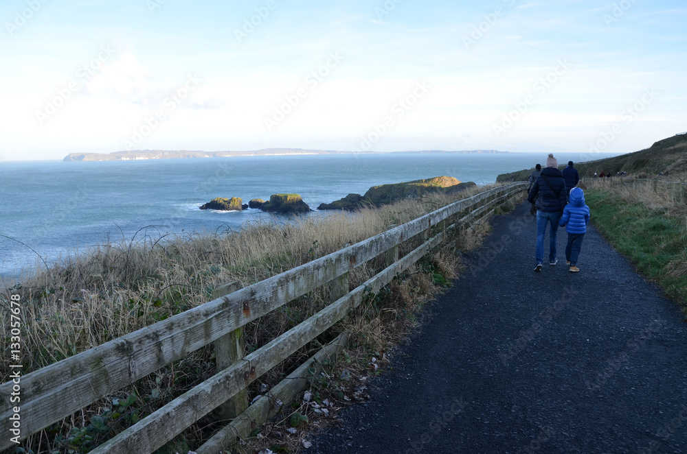 Irlanda del Nord: vista da Carrick-a-Rede