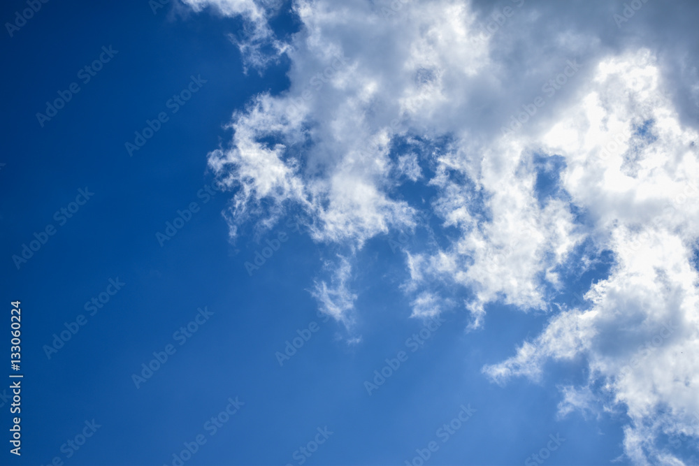 The sky in the mostly cloudy day. The sky in the mostly cloudy day.