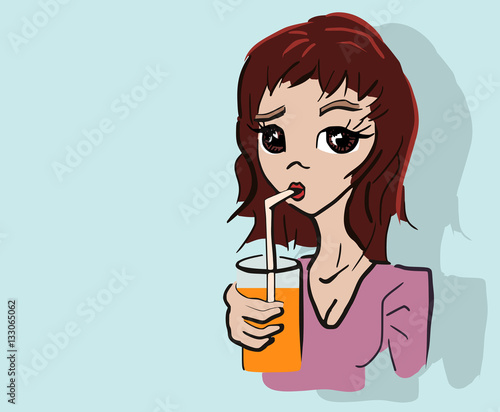 Frisdrank drinken