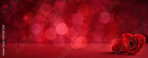 Fotografie, Obraz Rose petal on abstract background