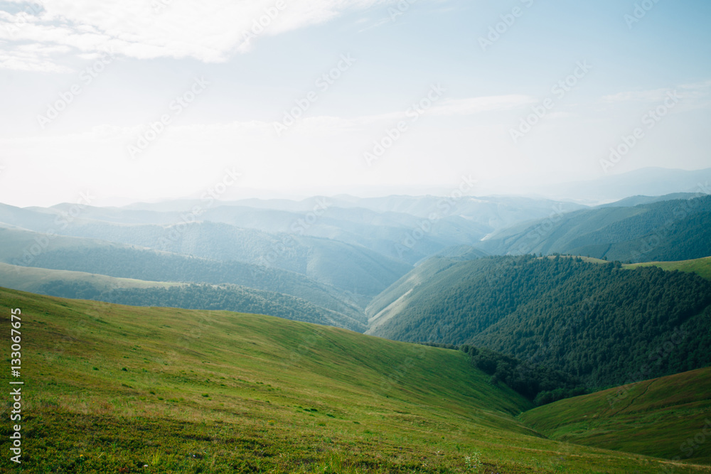 Fototapeta premium ukrainian carpathian mountains. Beautiful mountain landscape.
