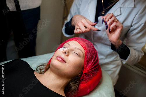 Eyelash extensions.