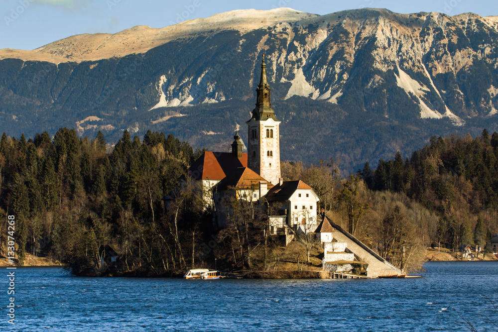 Church of the Assumption Lake Bled Slovenia