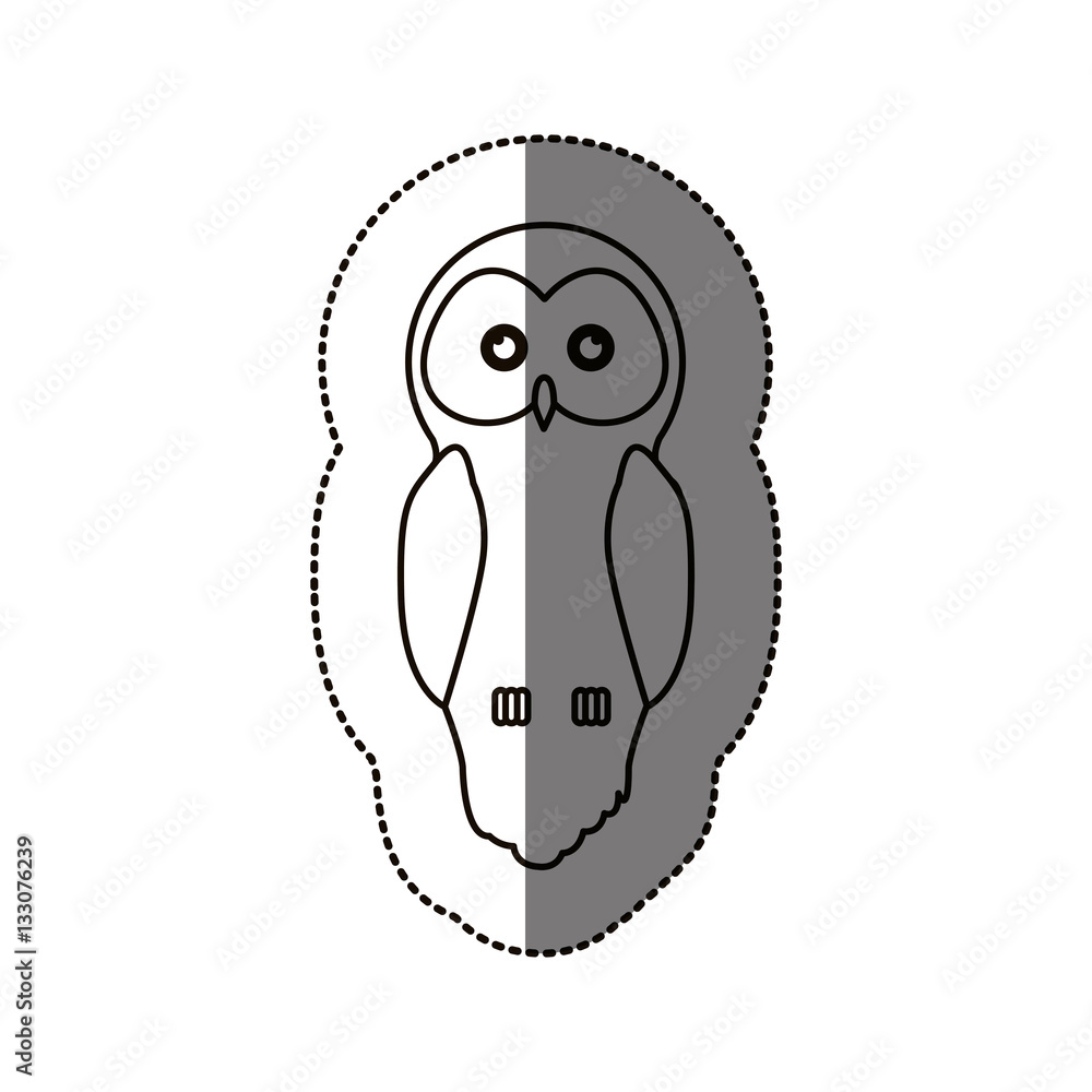 Owl cartoon icon. Bird animal and nature theme. Isolated design. Vector illustration Owl cartoon icon. Bird animal and nature theme. Isolated design. Vector illustration