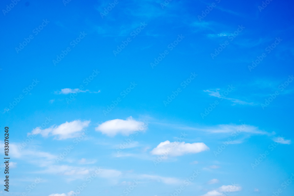 Blue sky with cloud