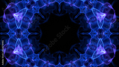 Kaleidoscope Abstract Flower Background