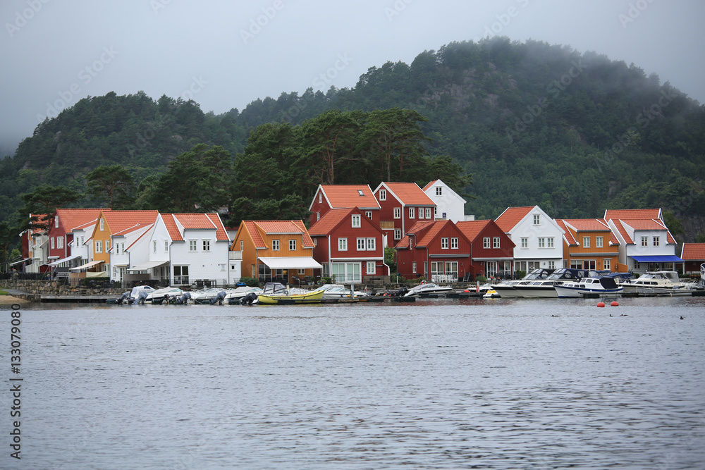 Scenery bay in Norway