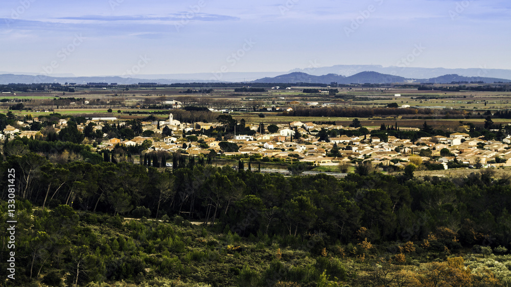 village de Saint-Gervasy dans le Gard