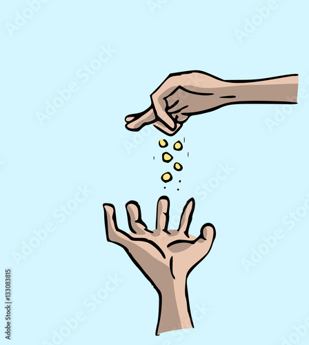 Goud strooien