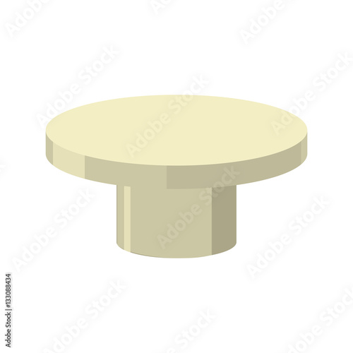 Bronze pedestal isolated. Stand for rewarding on white backgroun