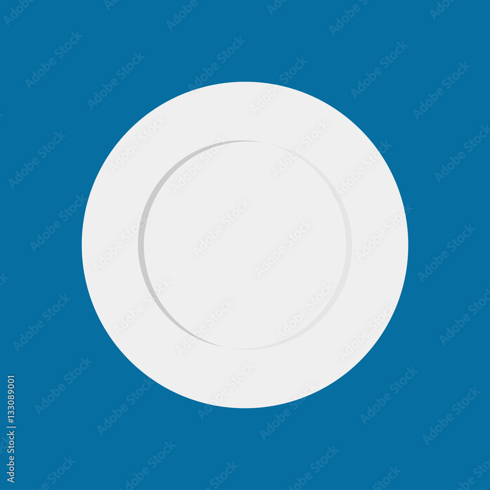 Plate empty isolated. blank white dish. cookware, kitchen utensi Plate empty isolated. blank white dish. cookware, kitchen utensi