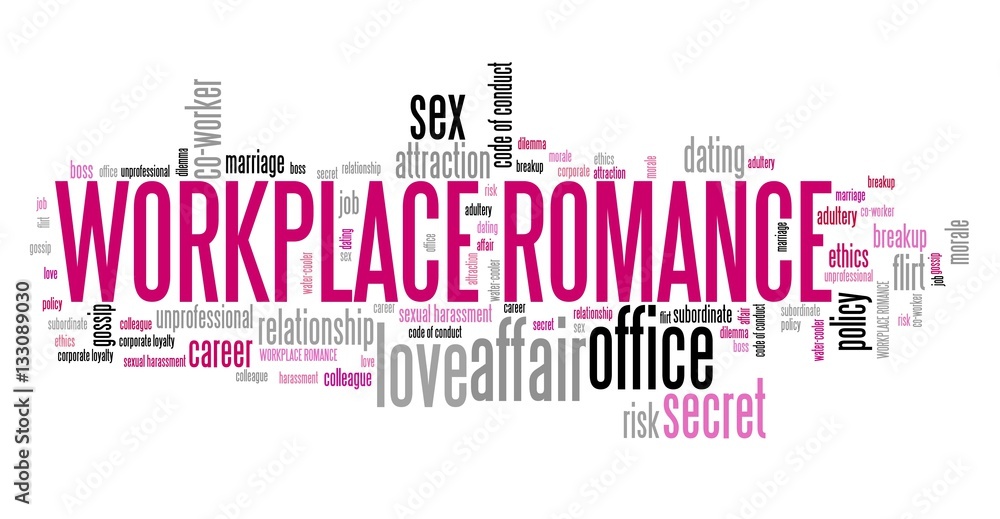 Obraz premium Workplace romance