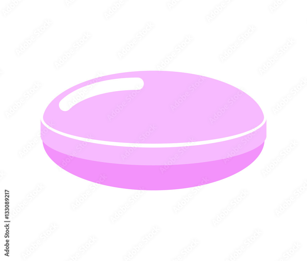 Pink Candy isolated. lollipop on white background. Sweetness Pink Candy isolated. lollipop on white background. Sweetness