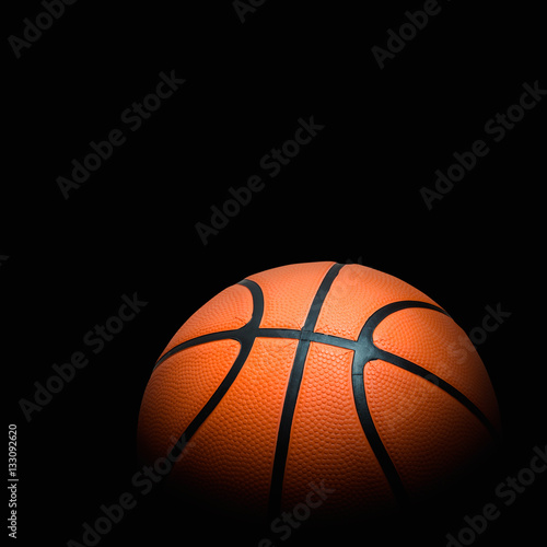 basketball association basket ball against black background good © FocusStocker