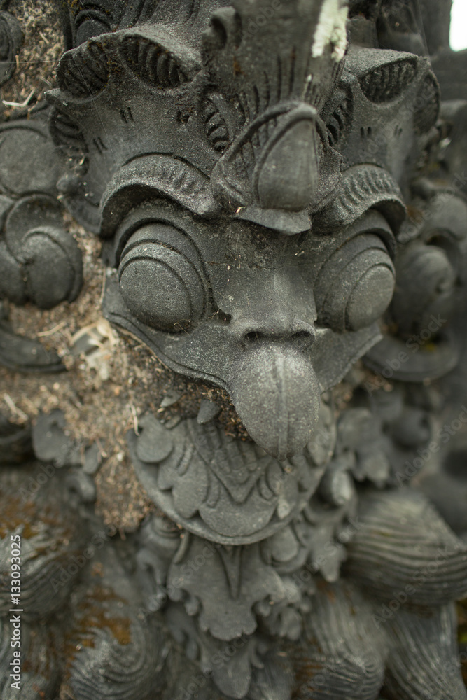 Ancient indonesian sculpture.
