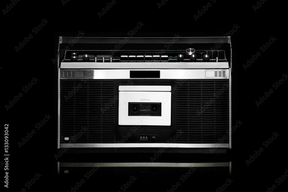 Silver Radio Cassette Silver Radio Cassette
