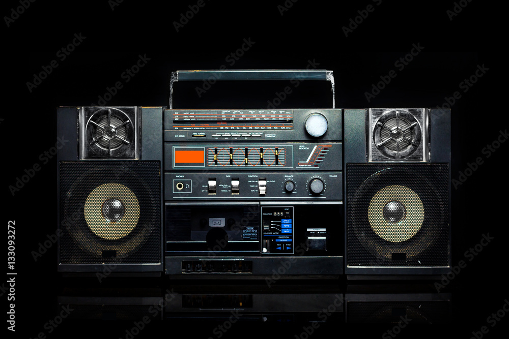 Fototapeta premium VIntage boombox
