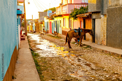 Colorful traditional houses in the colonial town of Trinidad, Cuba © Lena Wurm