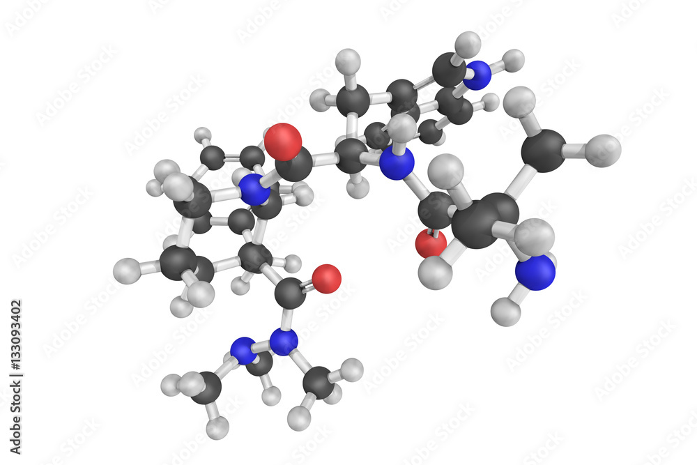 3d structure of anamorelin, also known as anamorelin hydrochlori 3d structure of anamorelin, also known as anamorelin hydrochlori
