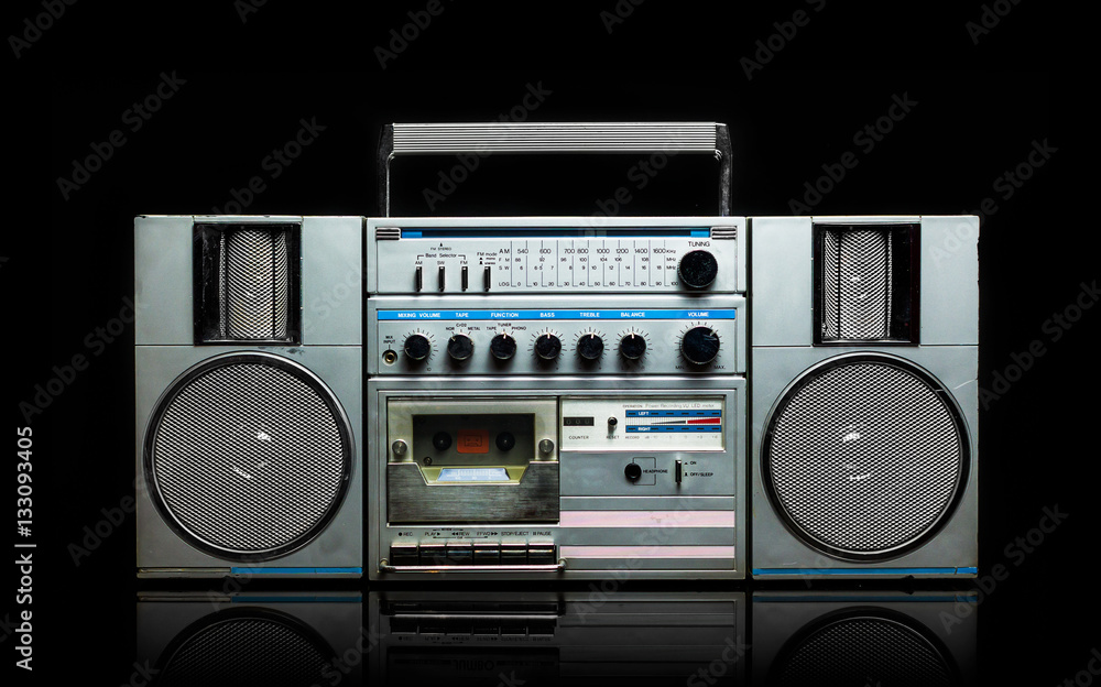 Silver Radio Cassette Photos | Adobe Stock