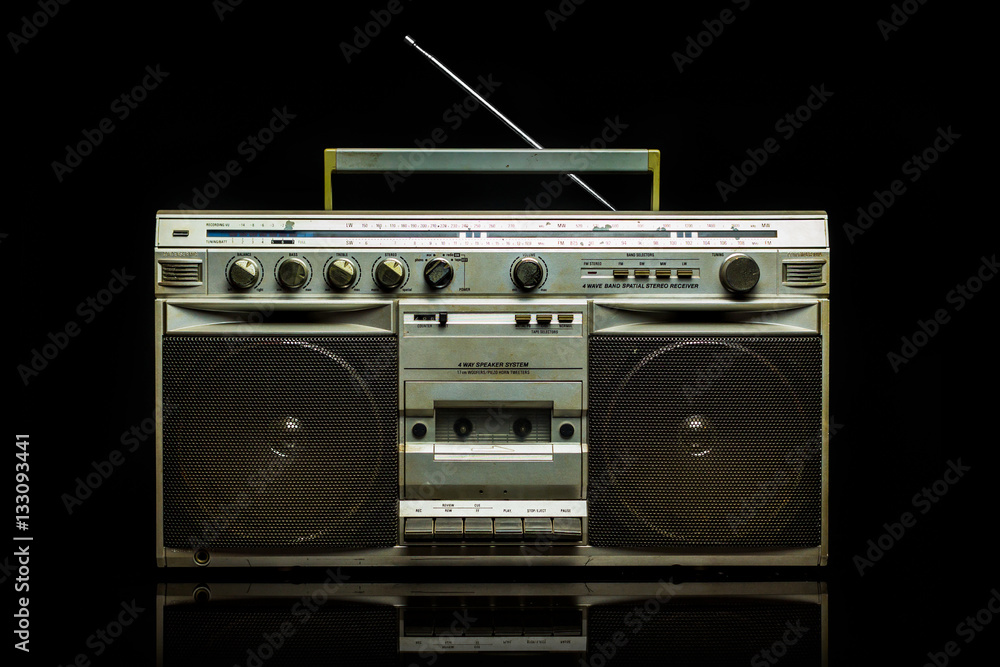 Silver Radio Cassette Silver Radio Cassette