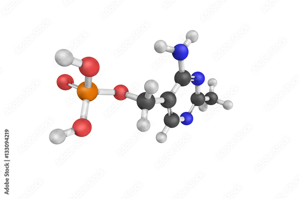 3d structure of HMP-P, also known as phosphomethylpyrimidine kin 3d structure of HMP-P, also known as phosphomethylpyrimidine kin