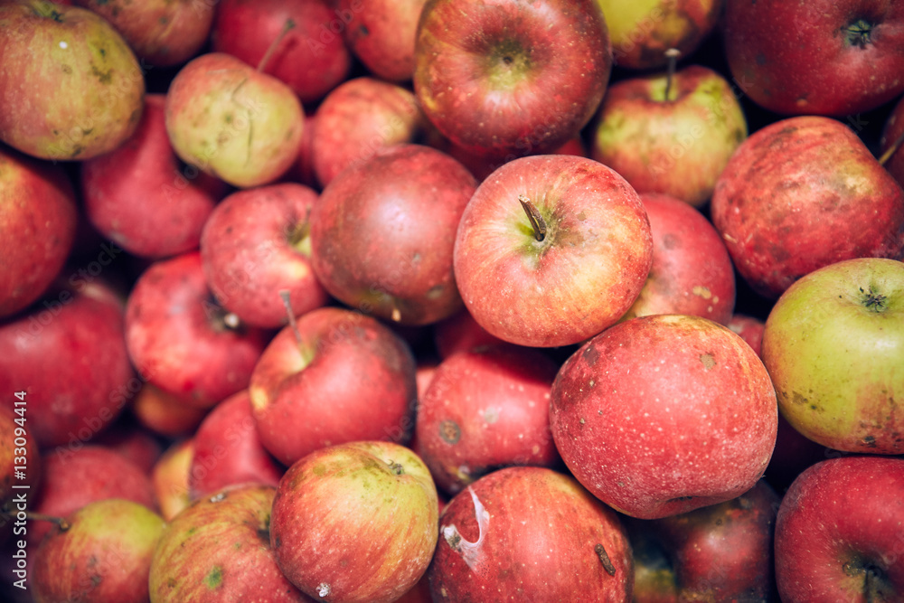 Mele rosse naturali senza trattamento Mele rosse naturali senza trattamento