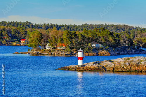 Photography Navigation marks in the Stockholm archipelago