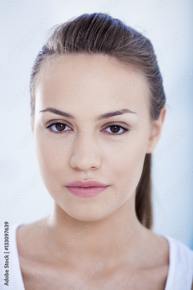 Portrait of a Beautiful Young Woman Portrait of a Beautiful Young Woman