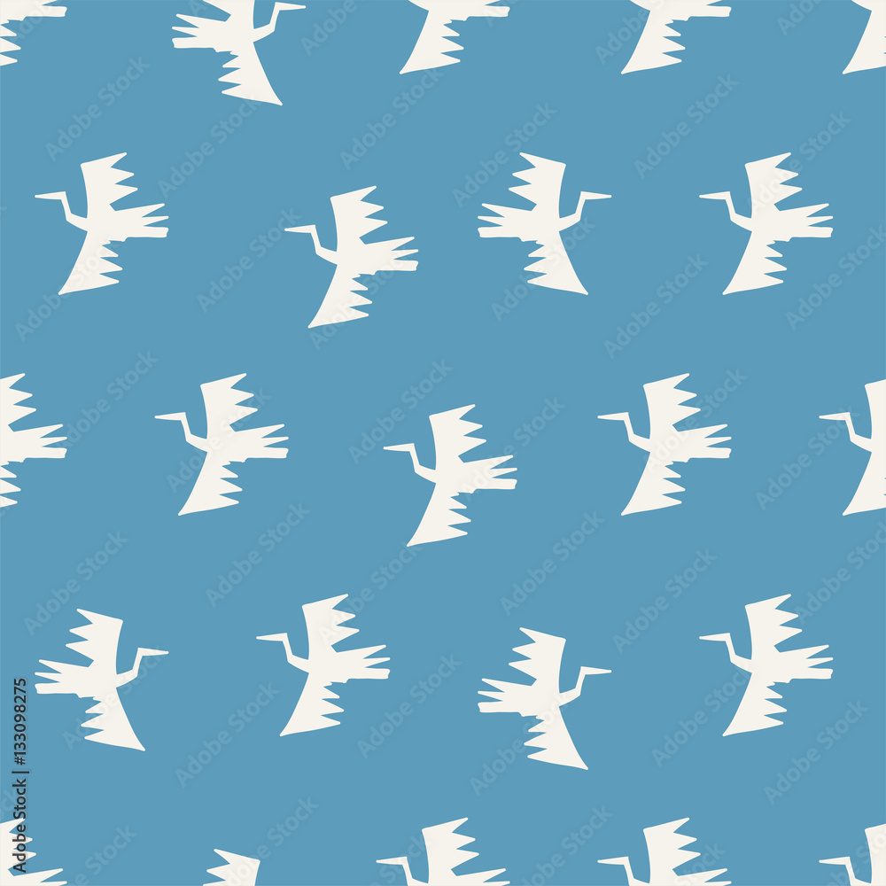 seamless bird pattern