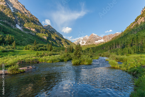 Maroon Bells Aspen Colorado in Summer © natureguy