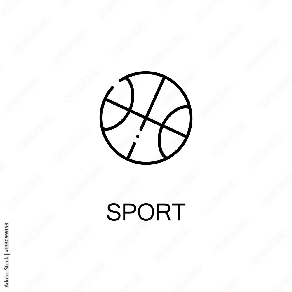 Ball line icon Ball line icon