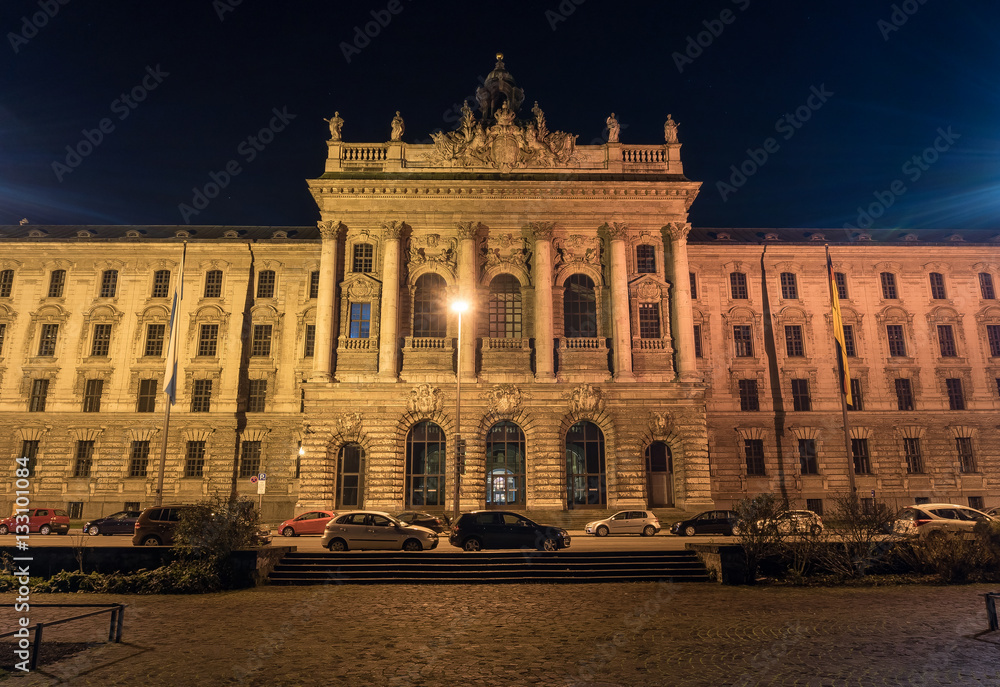 Justizpalast München Dunkelheit