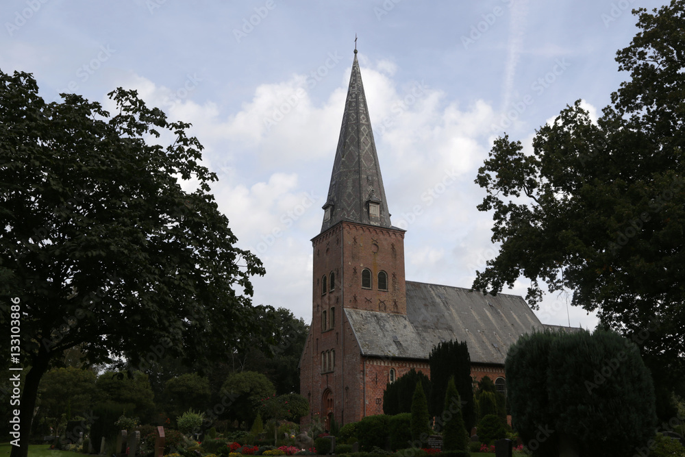 Kirche in breklum, deutschland