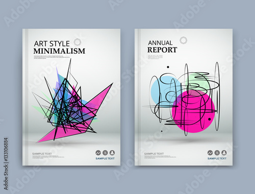 Abstract composition. Pink, blue, green texture. Grunge triangle part construction. white brochure title sheet. Creative figure icon, Circles surface. Round section banner form. Bubbles flyer font.
