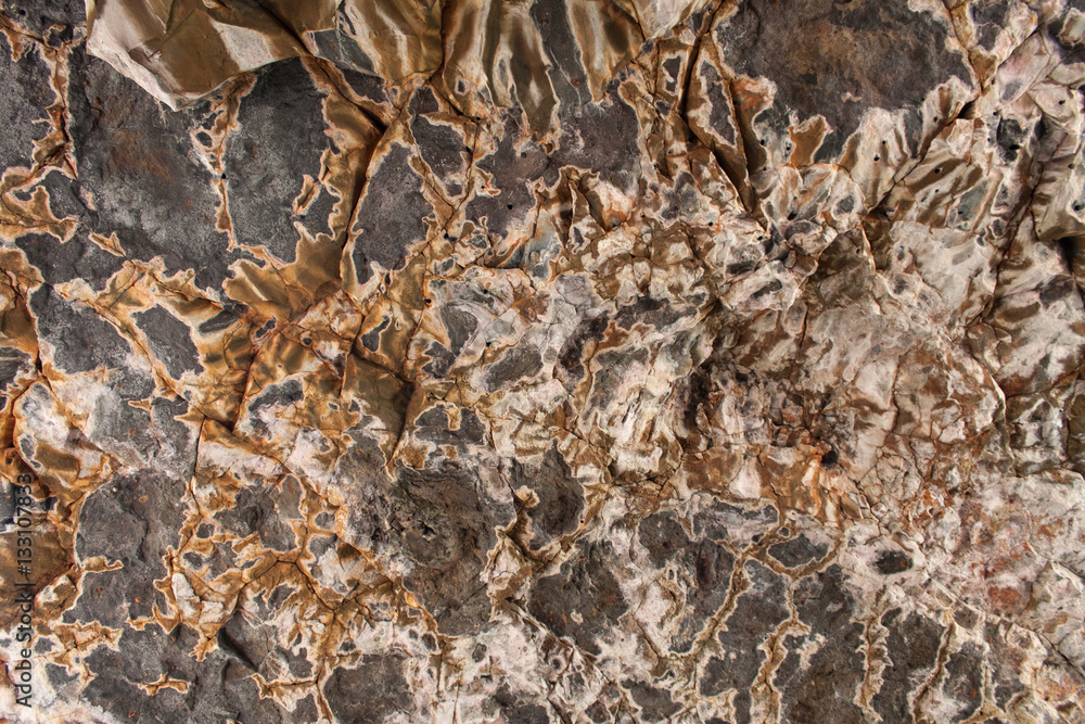 Patterns of Australia: Crack in ceiling of a lava tube at Undara Patterns of Australia: Crack in ceiling of a lava tube at Undara