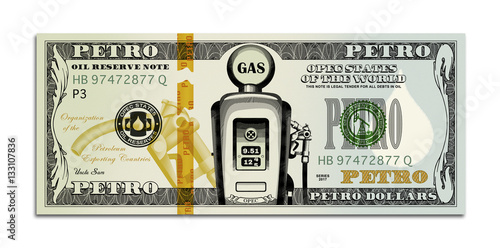 Cuadro en lienzo Petro Dollar