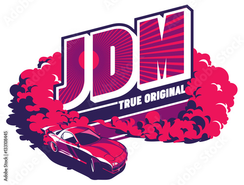 Burnout car, Japanese drift sport, Street racing