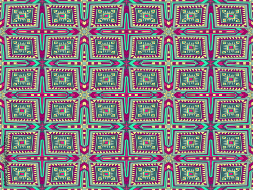 Background tribal monogram aztec texture colorful 2