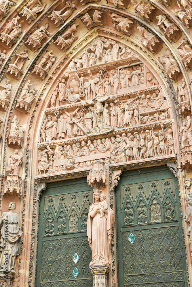 Obraz premium Strasbourg cathedral view