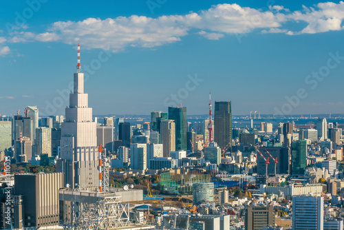 Photography Downtown Tokyo skyline