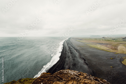 Stormy coastline photo