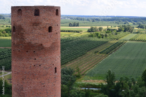 Wieża zamku w Czersku/The tower of the castle in Czersk, Mazovia, Poland
